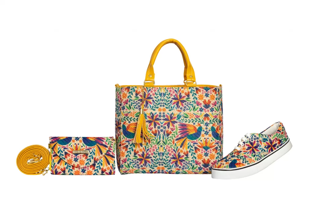 Bolsa Artesanal, cartera y Tenis Casual