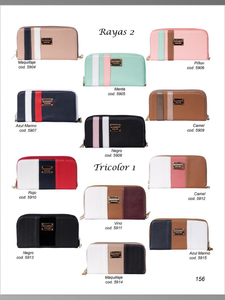 Carteras de Mujer 18 Cartera mujer Rayas colores