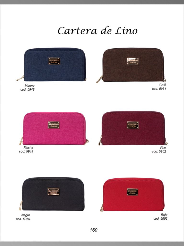 Carteras de Mujer 20 Cartera mujer 2 cierres de Lino