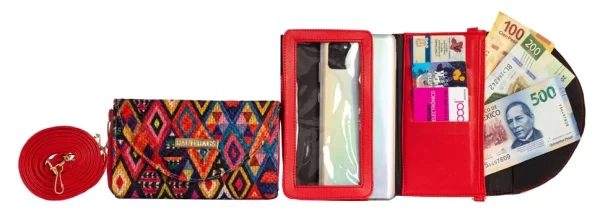 Cartera Porta Celular Yute - Rojo