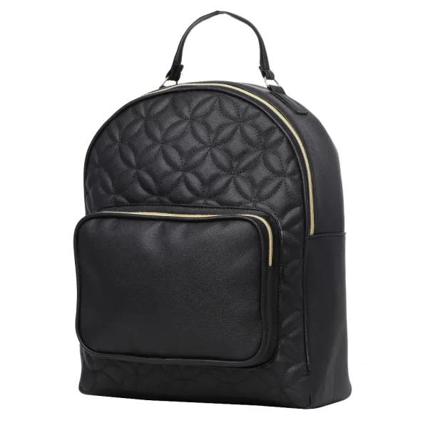 mochila negra mujer